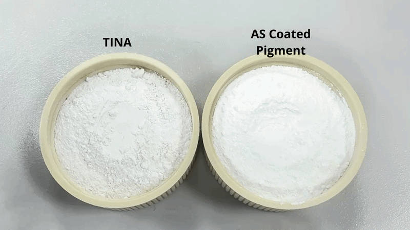 No darkening, yes coverage - introducing the white powder “TINA-WHITE UP”